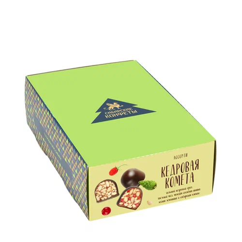 №2 Кедровая комета Ассорти (9429) (классика, клюква, шишка, земляника), 540г   в Балашове