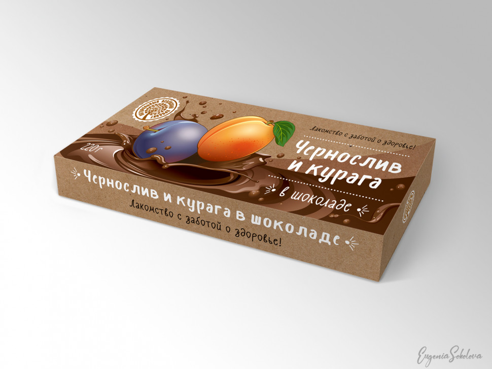  Чернослив и курага в шоколаде, 220г в Балашове