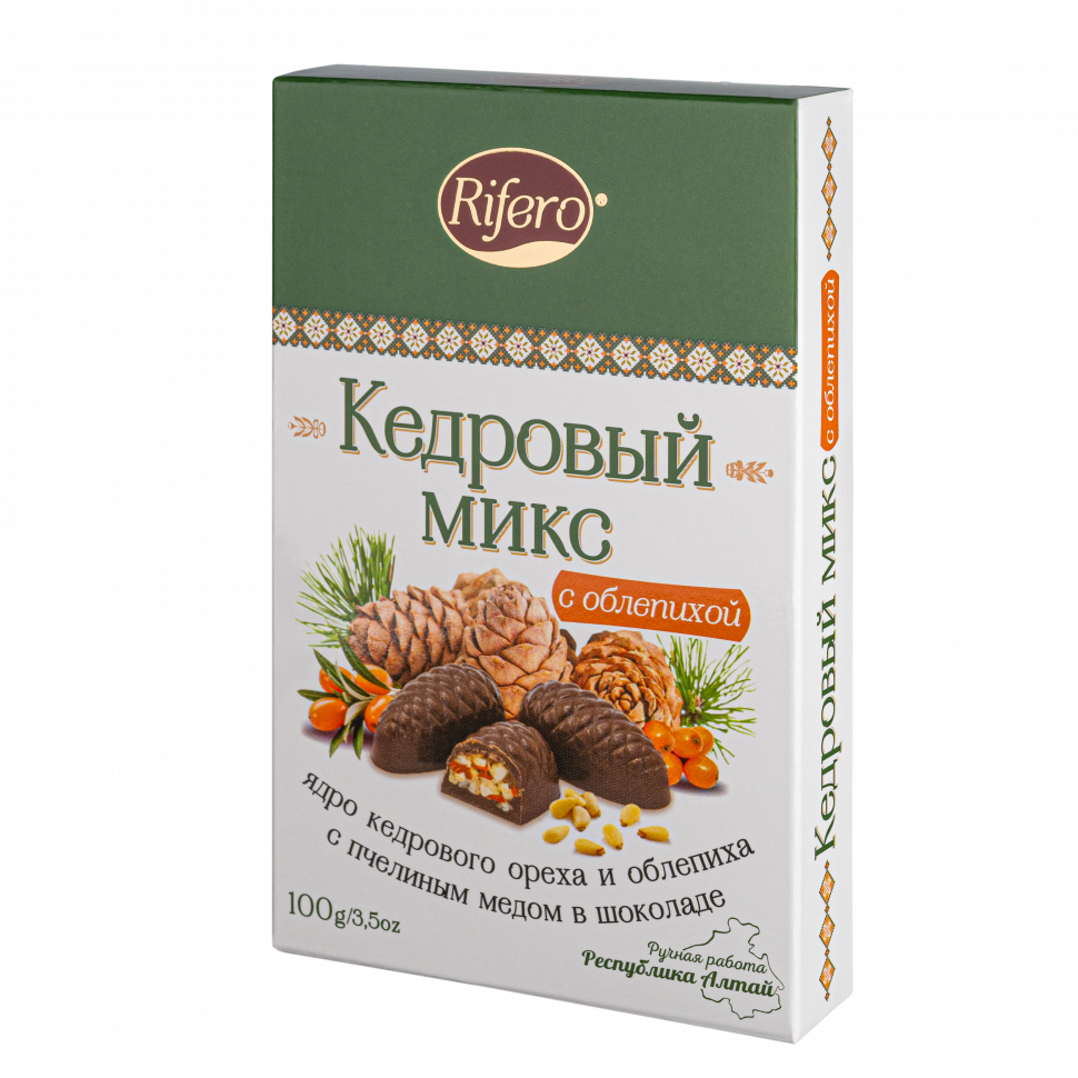  Риф и ко Конфеты "Кедровый микс ОБЛЕПИХА" 100г      в Балашове