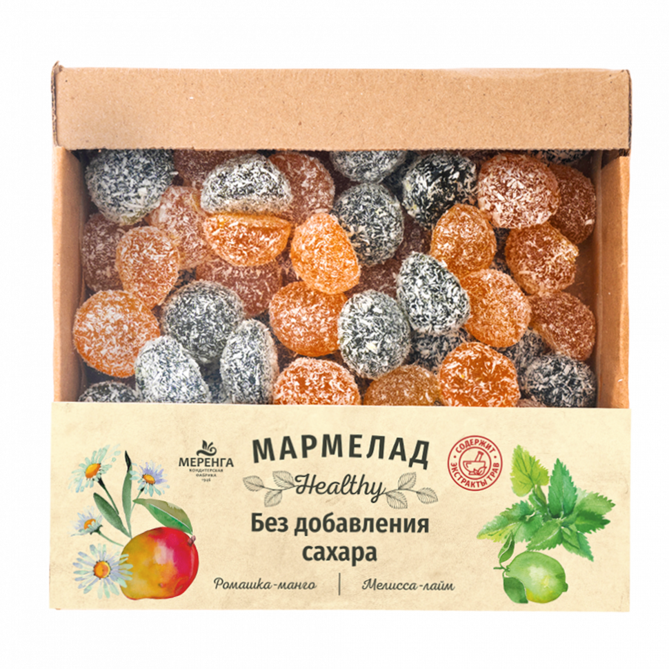  Меренга Мармелад в кокосовой обсыпке Ромашка+Мелисса , 800г     в Балашове