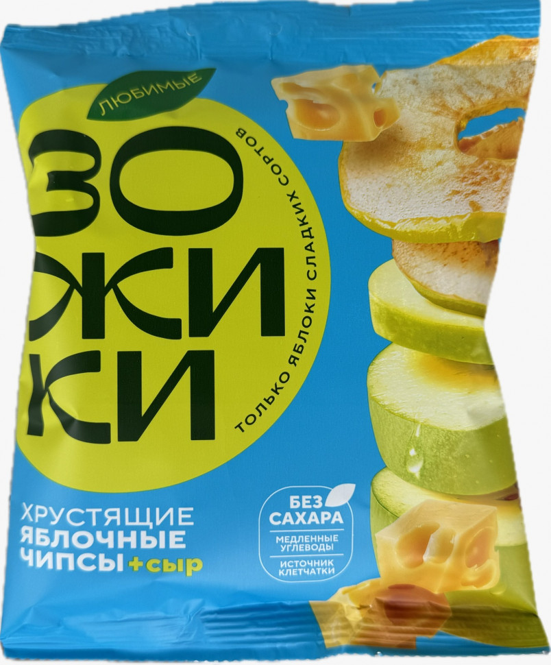  Зожики Яблочные чипсы с сыром, 25г  в Балашове