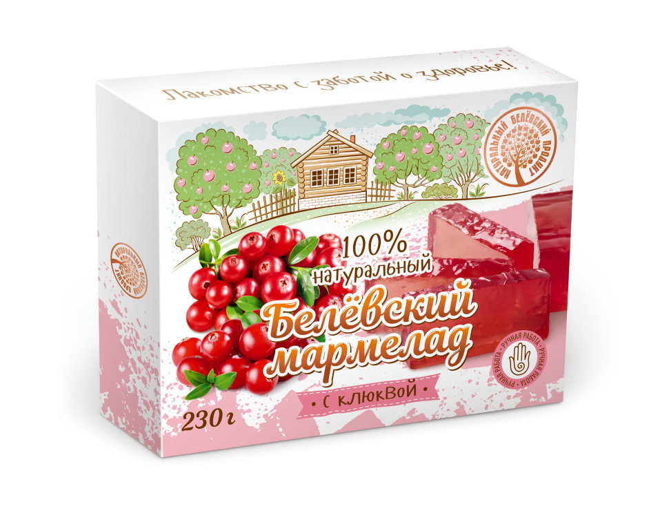  Мармелад белевский "Клюква" 230г в Балашове