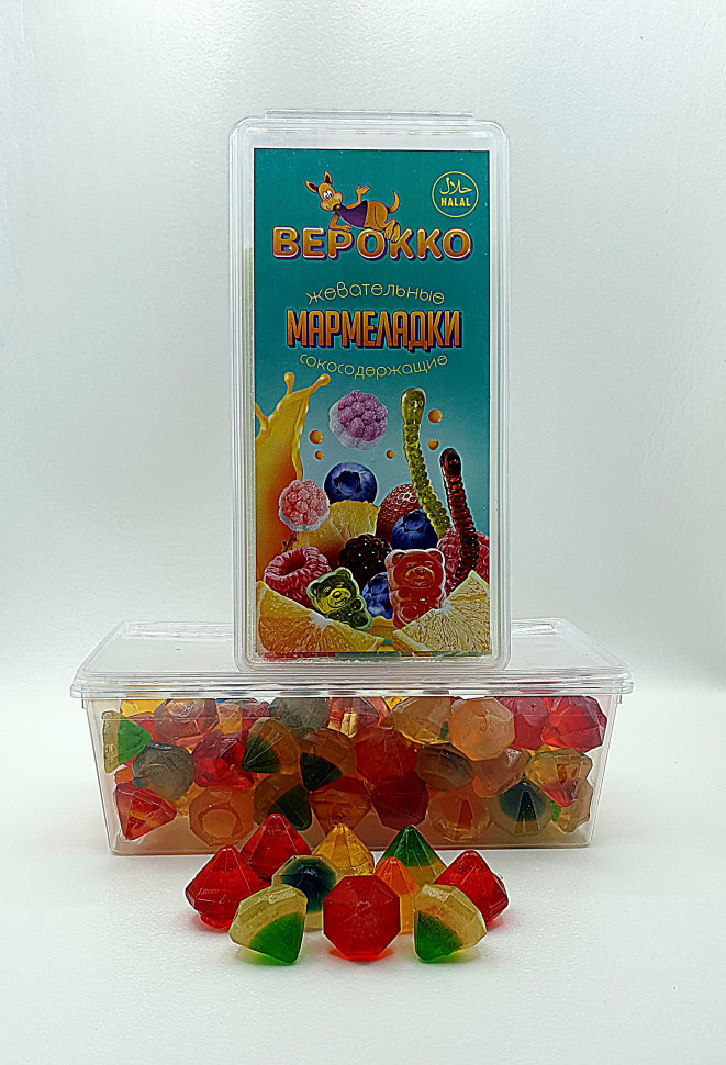  Жевательный мармелад Самоцветы, 250г      в Балашове